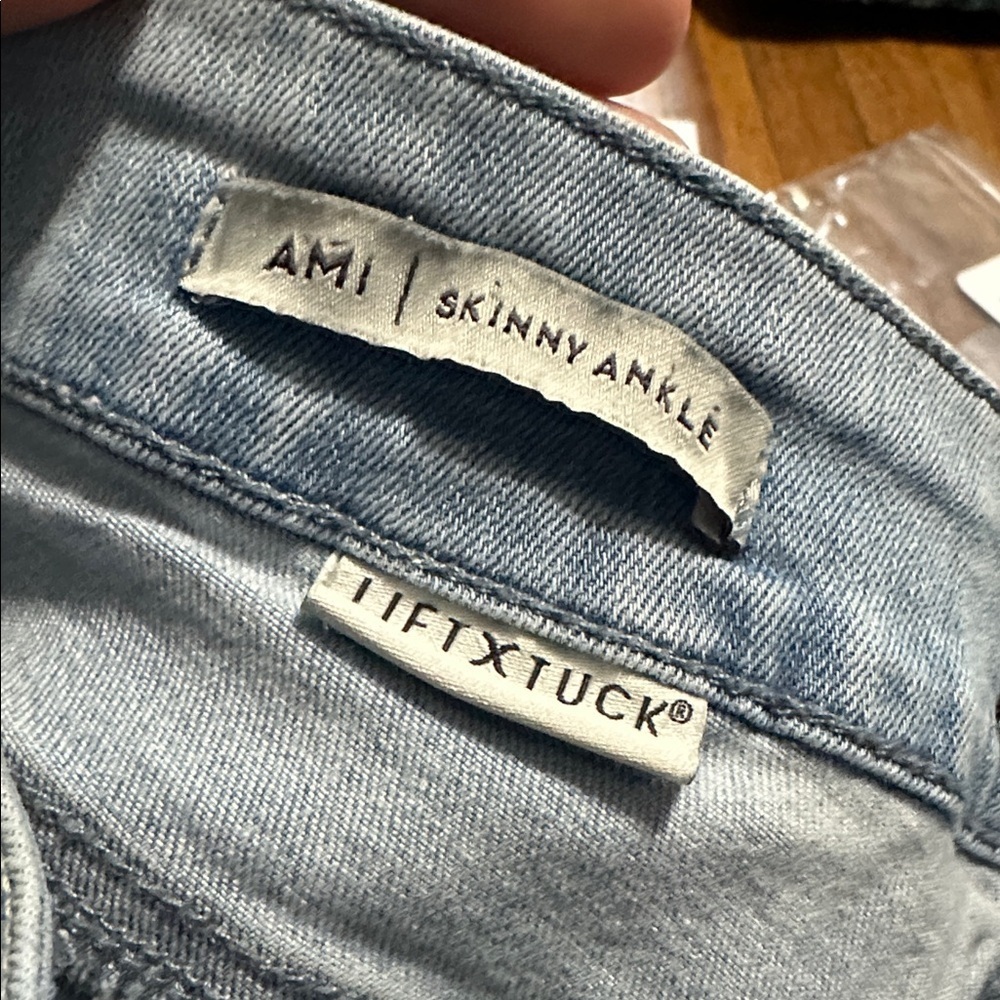NYDJ “Ami” Women’s Skinny Ankle Jeans, Embroidered Hems, Sz 10 - Picture 5 of 6